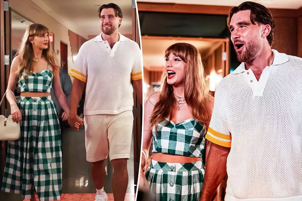 Radiating Joy: Taylor Swift’s Vibrant Show of Support for Travis Kelce