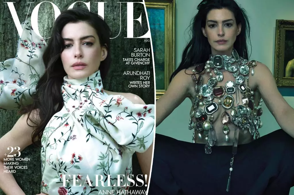 Anne Hathaway Radiates Confidence and Elegance in Bold Vogue Cover